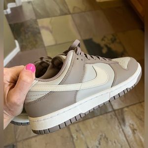 Nike Dunks- Bone Beige, Size 8.5W.